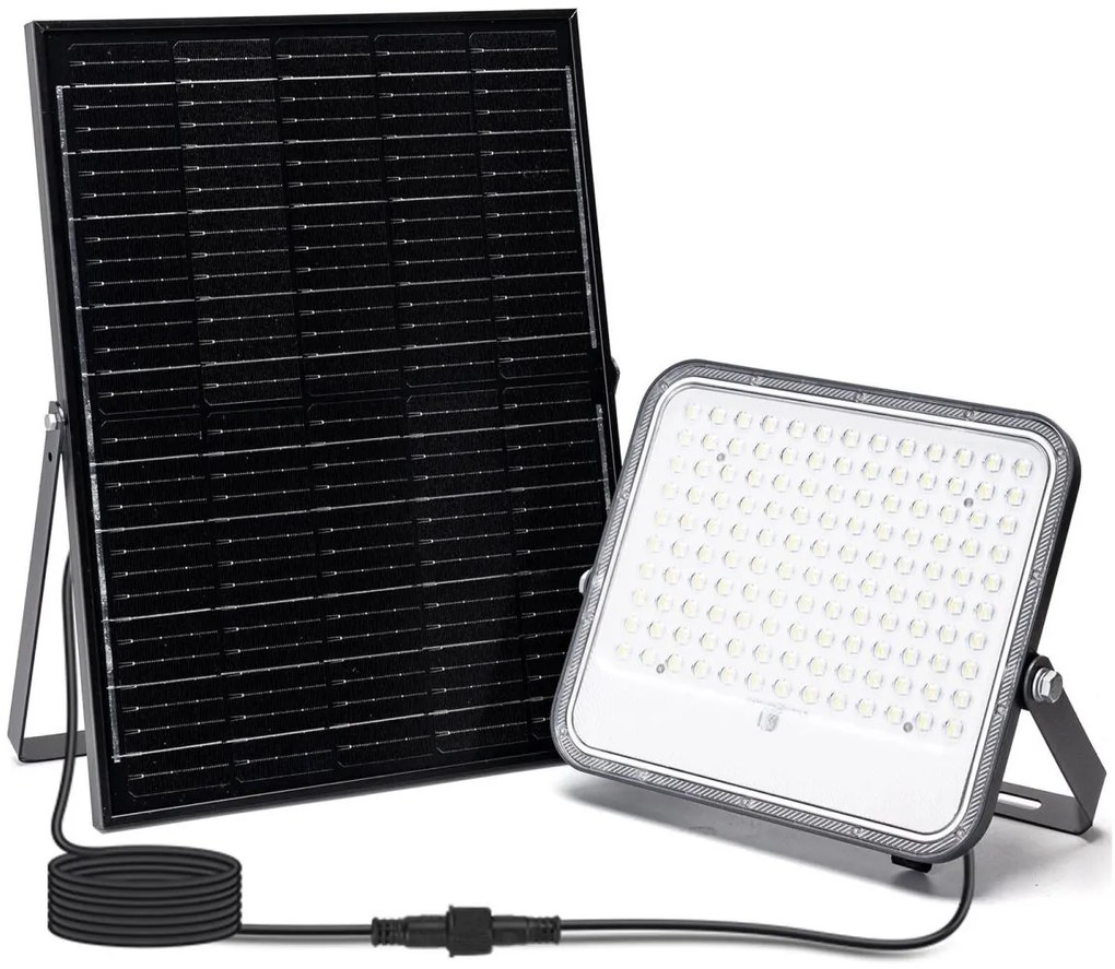 Aigostar - LED RGBW Faro solare dimmerabile LED/200W/3,4V IP66 + +TC