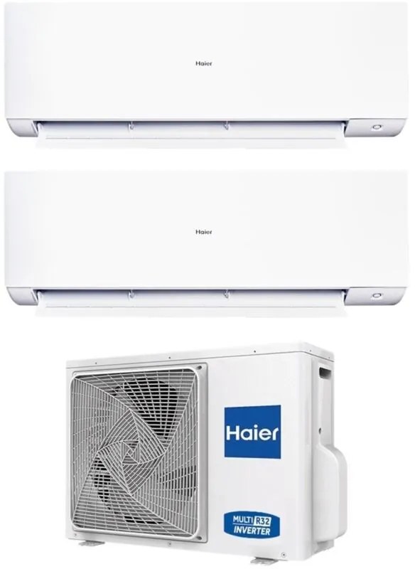 Climatizzatore Condizionatore Haier Dual Split Inverter serie expert 15+15 con 2U50S2SM1FA-3 R-32 Wi-Fi Integrato 15000+15000