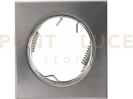 Struttura incasso reflex nikel 8,2x8,2cm in metallo