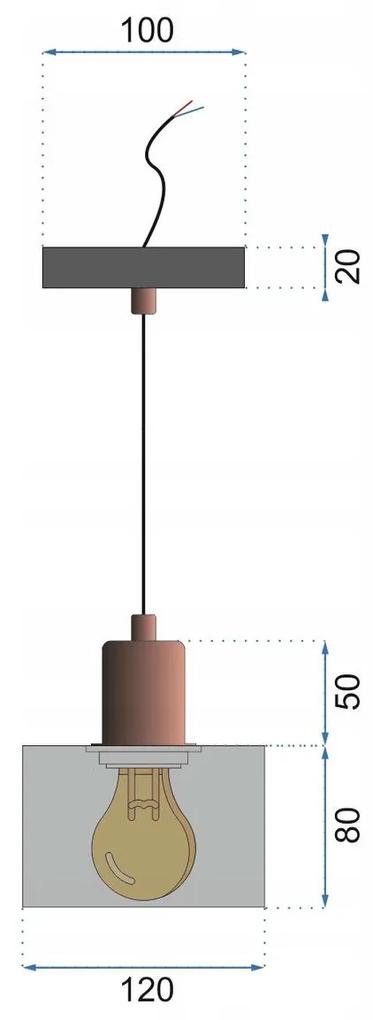 Lampada da soffitto pensile singola CALI APP001-1CP