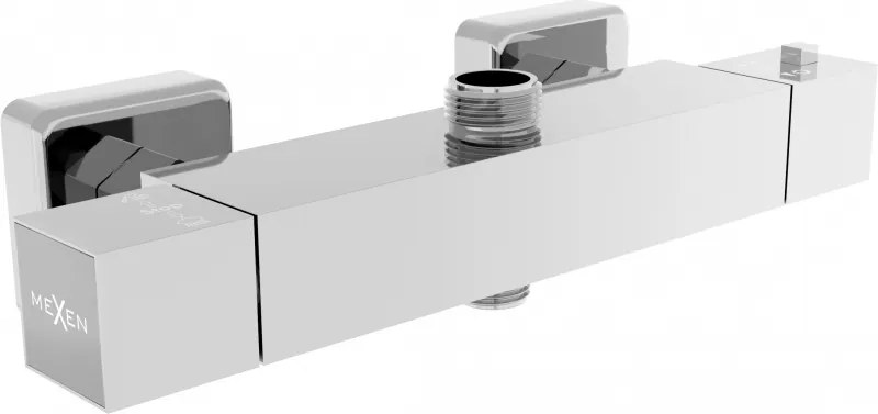 Mexen Cube miscelatore doccia termostatico, cromo - 77250-00