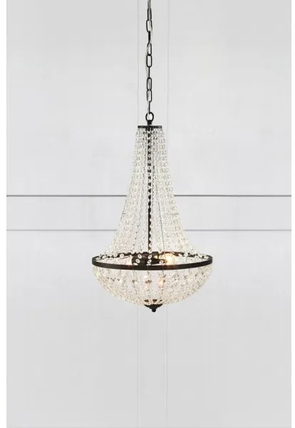 Markslöjd 107027 - Lampadario di cristallo su catena GRÄNSÖ 2xE14/40W/230V