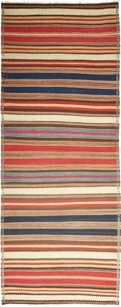 Kilim Tappeto 120x310 (Iran) Tessuto A Mano