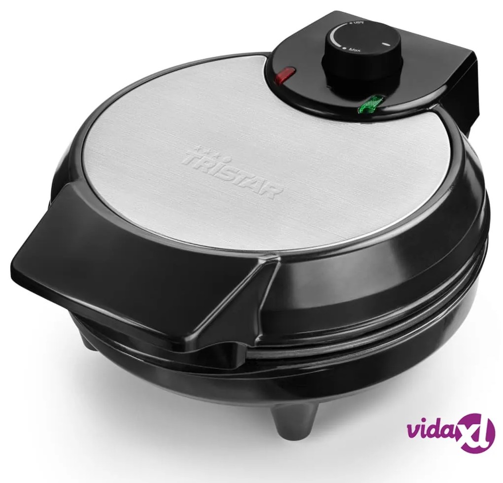 Tristar Piastra per Waffle WF-1160700W 5 Waffle Nero e Argento