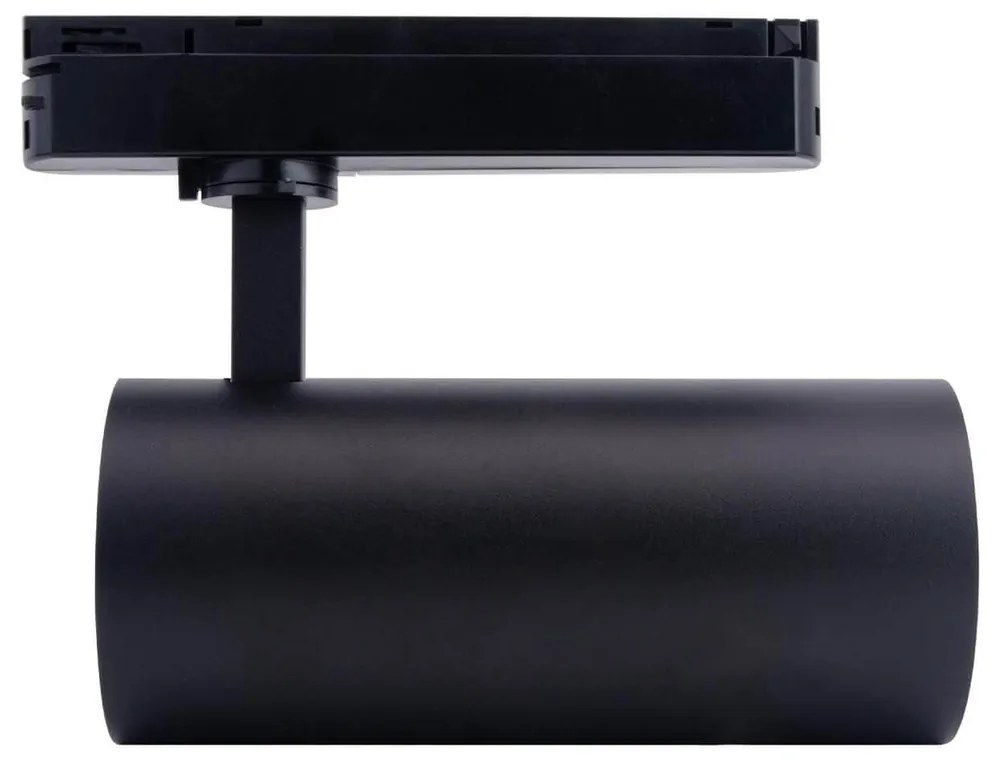 Faro LED 40W Monofase Nero 38°e 60° 130LM/W CRI92 no Flickering Colore Bianco Caldo 2.700K