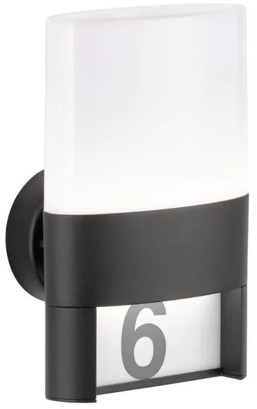 Wofi 12227 - LED Numero civico DIEGO LED/10,5W/230V 3000K IP54