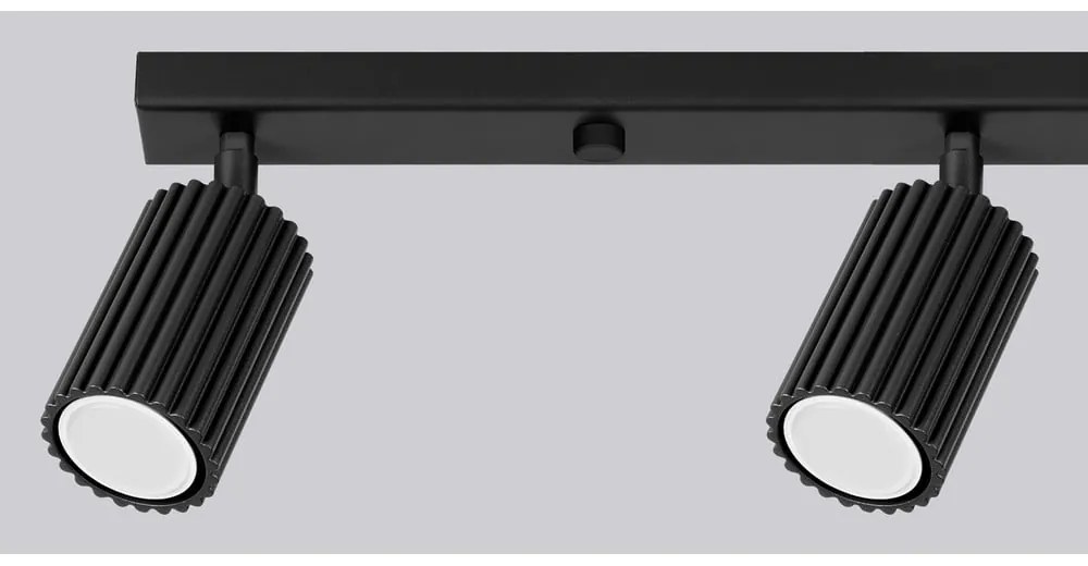 Faretto nero 6,5x81 cm Gleam – Sollux