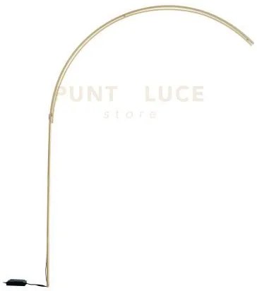 Struttura piantana biblio oro led 3000k 1380lm 33w dimmerabile da a...