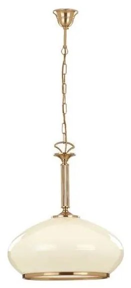 Lampadario a sospensione con catena ASTORIA 1xE27/15W/230V oro