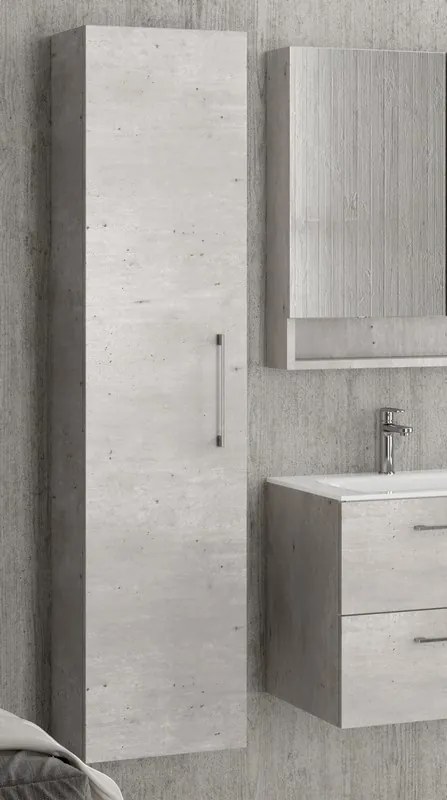 Colonna bagno 160cm con maniglia e 4 ripiani modello EL45 - KAMALU
