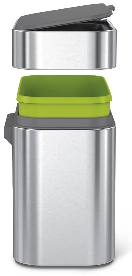 Contenitore grigio per rifiuti compostabili 4 l - simplehuman