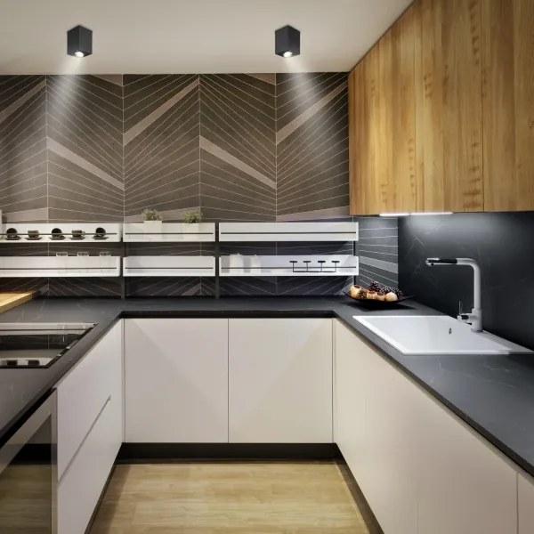 Brilagi - Faretto LED RGBW dimmerabile MIA 1xGU10/30W/230V 100x80 mm nero