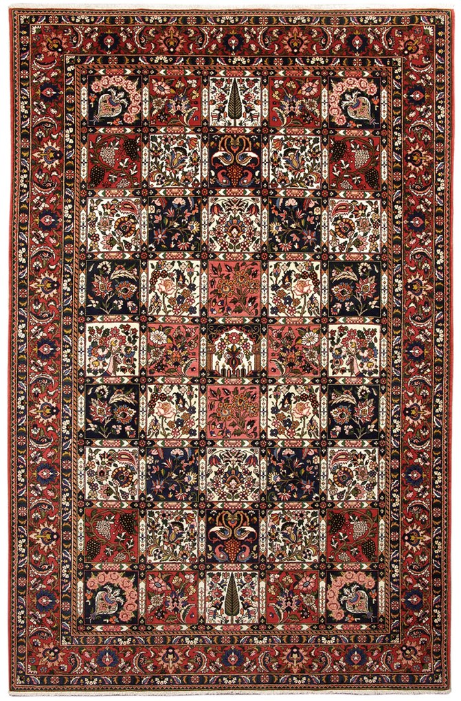 Bakhtiar Tappeto 210x320 (Iran) Annodato A Mano