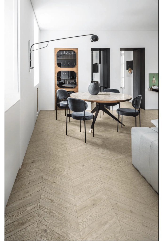 Marazzi Group Rettificato 11x54 "Vivo" Sabbia Chevron