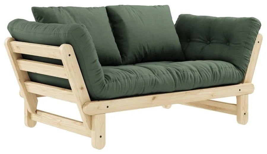 Divano variabile Naturale Chiaro/Verde Oliva Beat - Karup Design