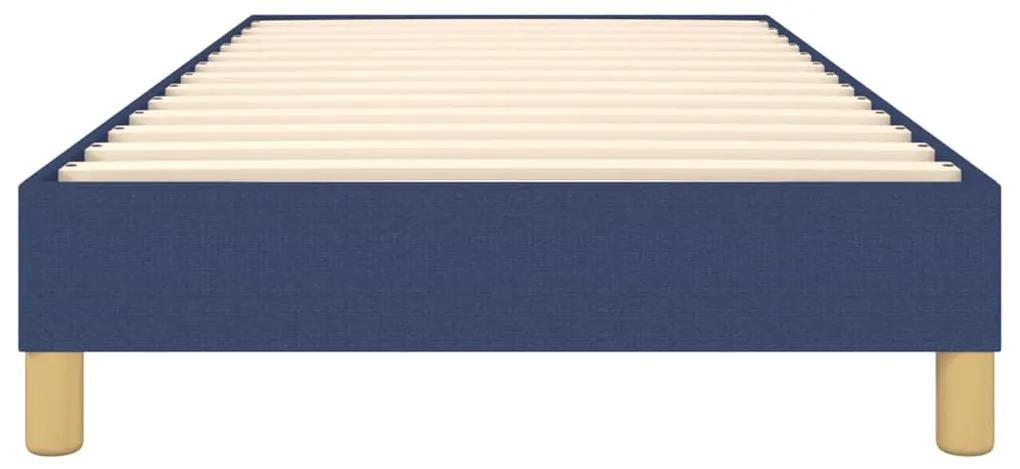 Giroletto a molle blu 80x200 cm in tessuto