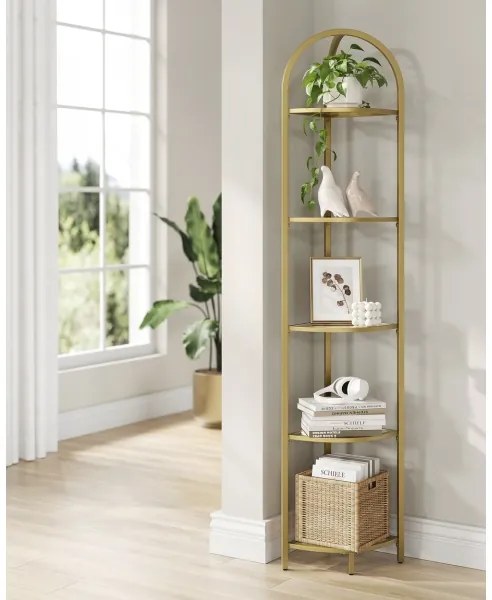 Libreria GLASY dorata