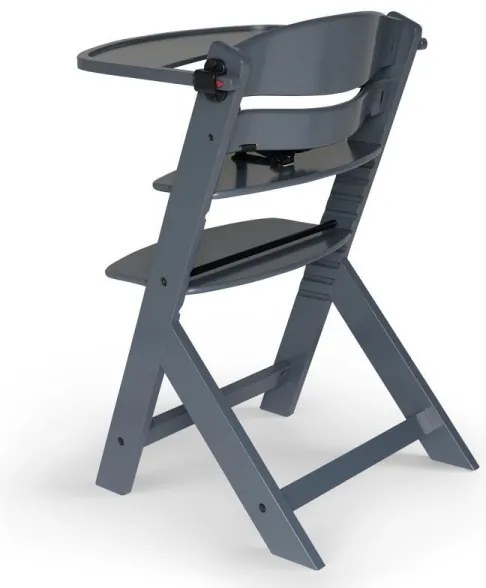 KINDERKRAFT - Sedia da pranzo per bambini ENOCK grigia