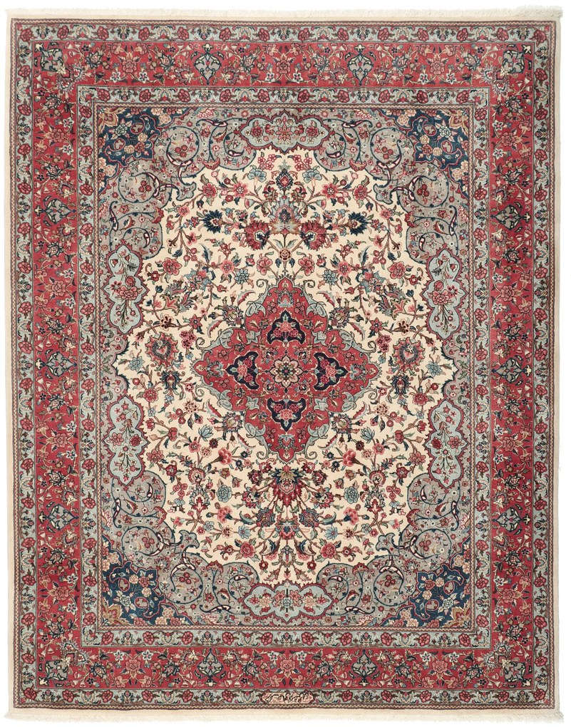 Sarouk Tappeto 280x220 (Iran) Annodato A Mano