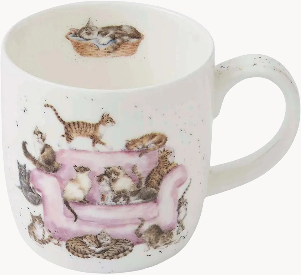 Tazza in Fine Bone China Cattitude