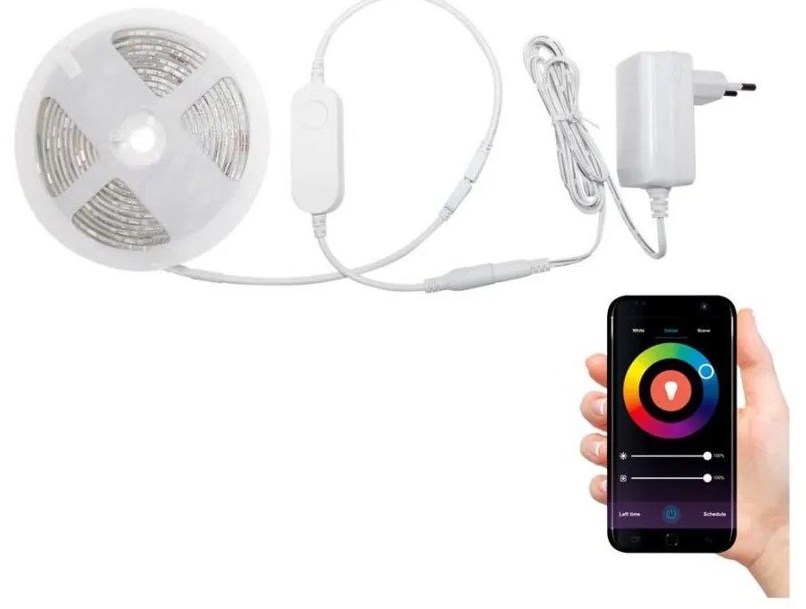 LED RGBW Striscia bagno dimmerabile LED/7,5W/12V IP65 3m Wi-Fi Tuya