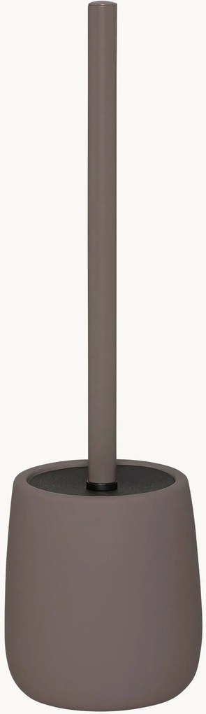 Scopino con porta scopino in ceramica Mireli