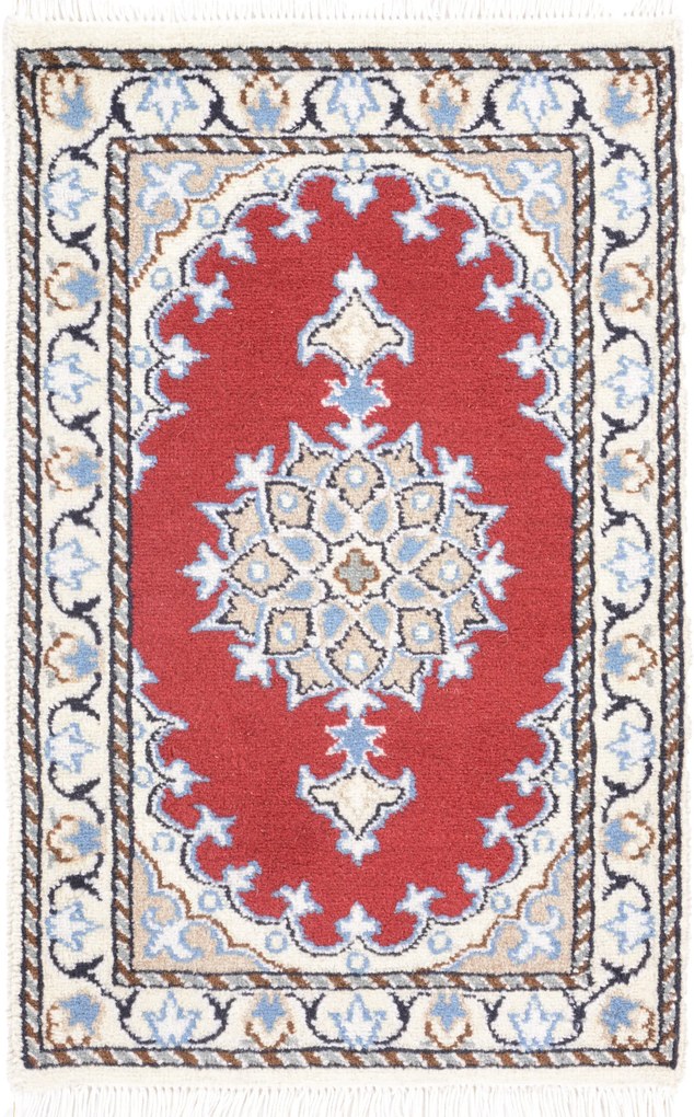 Nain Tappeto 40 x 60 (Iran) Annodato A Mano