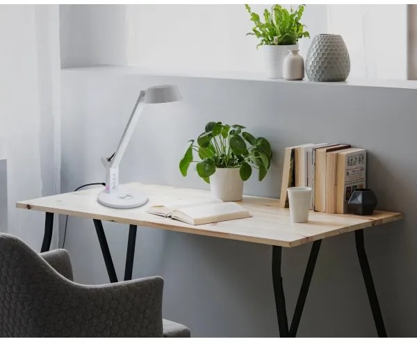 Eglo 99831 - Lampada da tavolo LED dimmerabile touch BANDERALO LED/4,8W/230V bianco