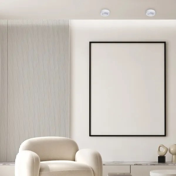 Faretto da incasso NUSA 1xGU5,3/MR16/50W/12V arrotondato bianco