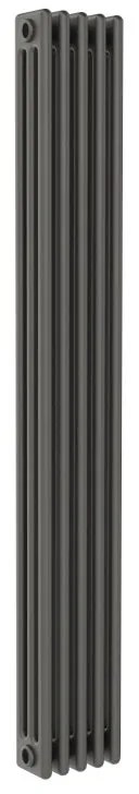 Radiatore acqua calda ERCOS Comby in acciaio 3 colonne, 5 elementi, interasse 1935 mm, grigio
