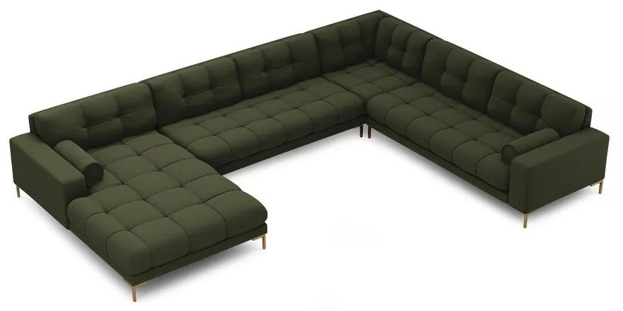 Divano angolare verde (angolo destro) Bali - Cosmopolitan Design