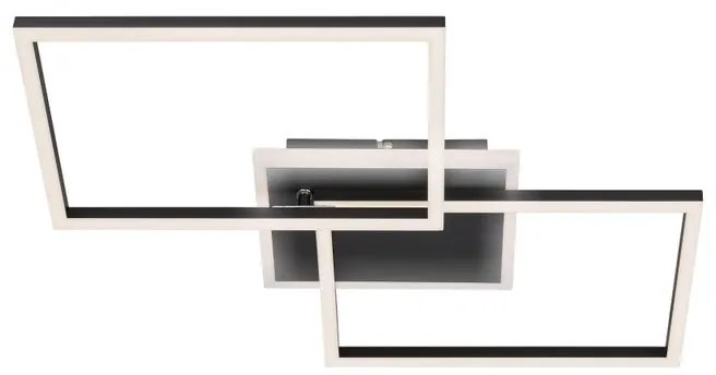 Plafoniera LED Frame nero IP20, 4200 lumen