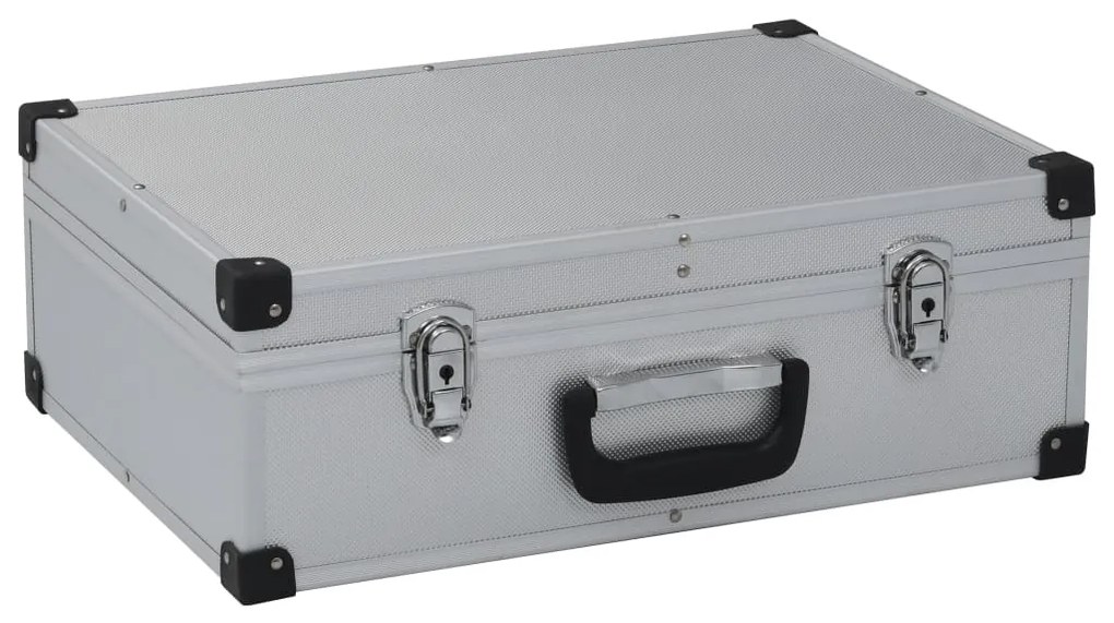 Valigetta Per Attrezzi 46x33x16 Cm Argento İn Alluminio /