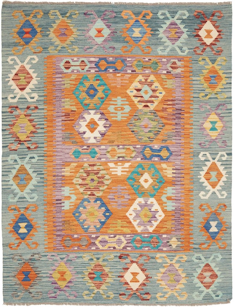 Kilim Tappeto 150 x 200 (Pakistan) Tessuto A Mano
