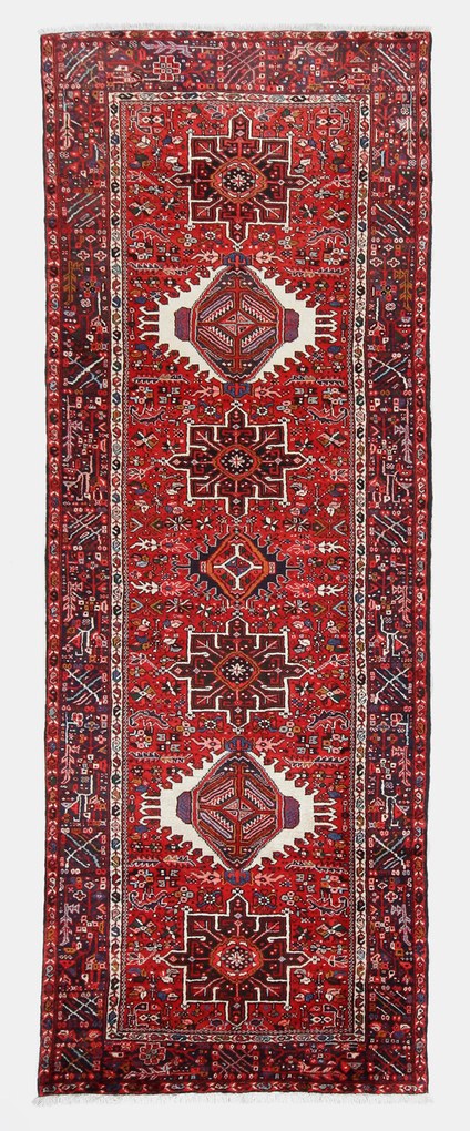 Hamedan Tappeto persiano 400x140 (Iran) Annodato A Mano