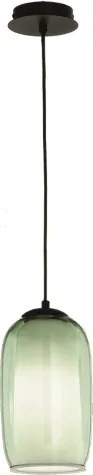 Lampada sospensione D15 cm - vetro soffiato Verde BONNIE MOD3