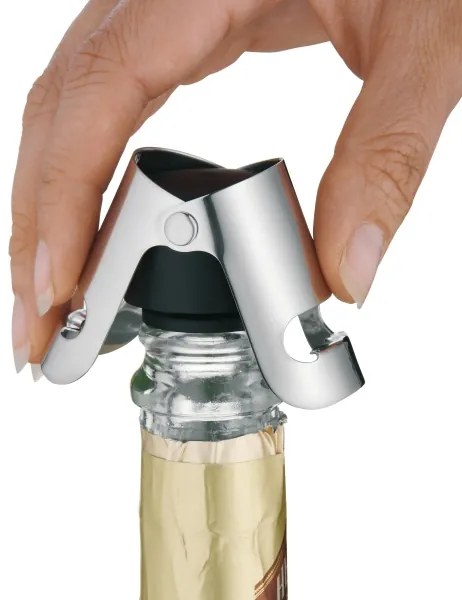 WMF - Tappo per champagne CLEVER & MORE 4x5 cm in acciaio inox