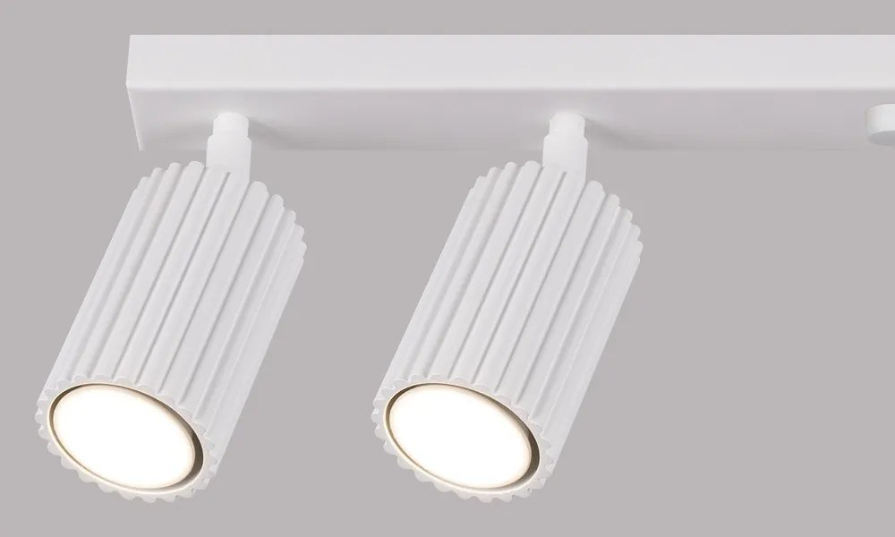 Faretto bianco 6,5x117 cm Gleam – Sollux