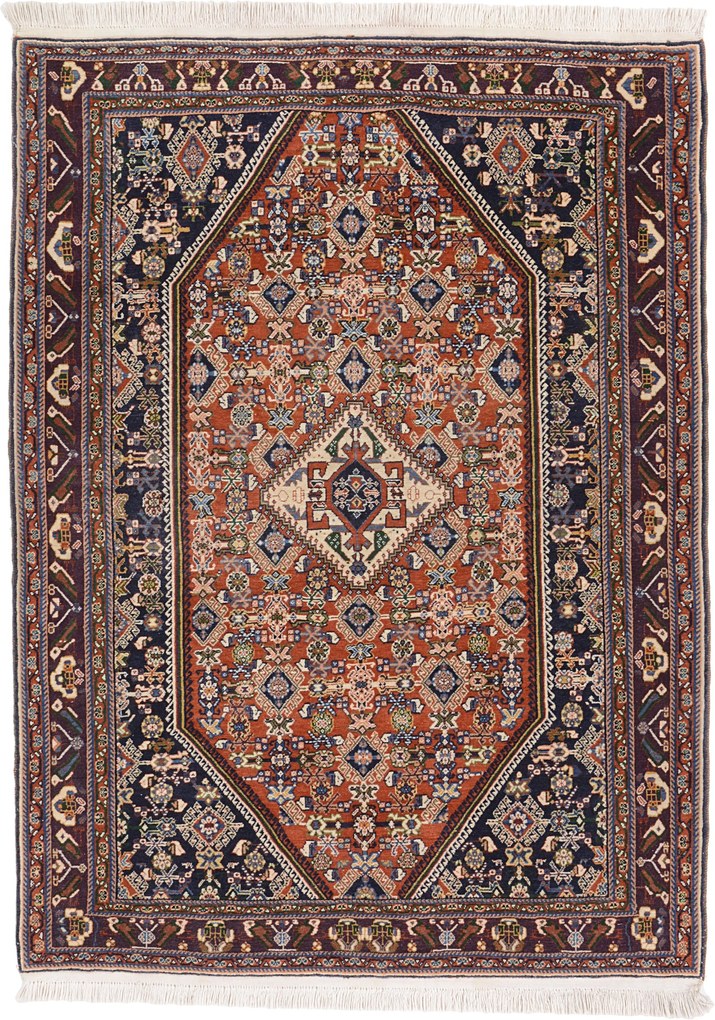 Gashghai Tappeto persiano 110 x 150 (Iran) Annodato A Mano