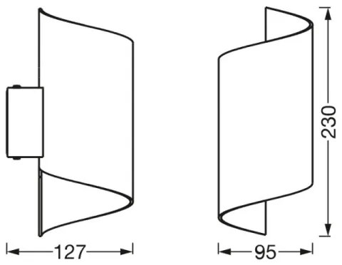 Ledvance - Applique LED dimmerabile SMART+ TWIST LED/12W/230V Wi-Fi