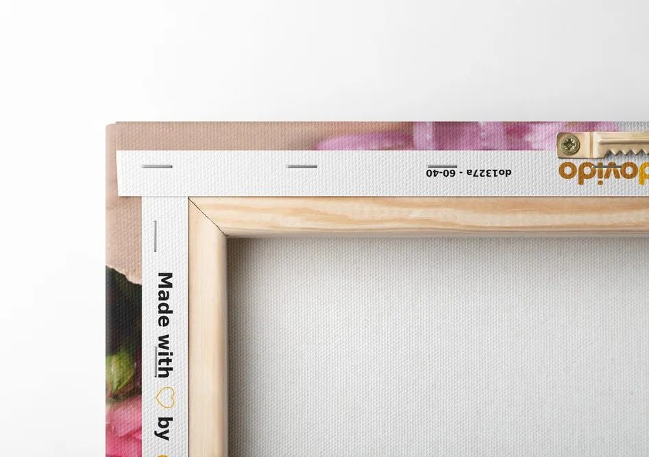 Quadro su tela – Bouquet di rose rosa
