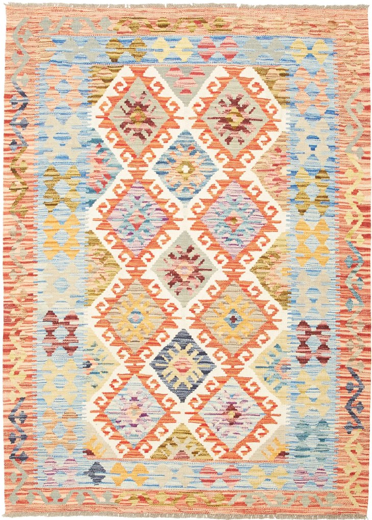 Kilim Tappeto 180x130 (Pakistan) Tessuto A Mano