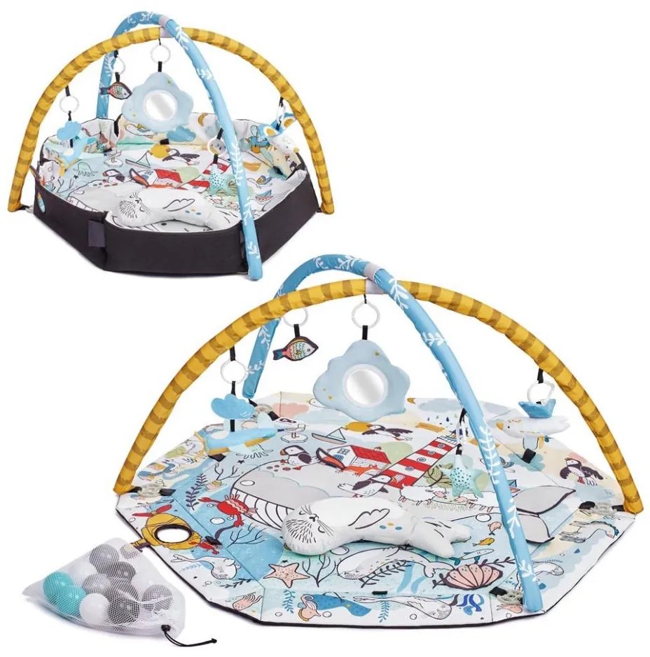 KINDERKRAFT - Coperta per bambini per giocare SMARTPLAY Sea