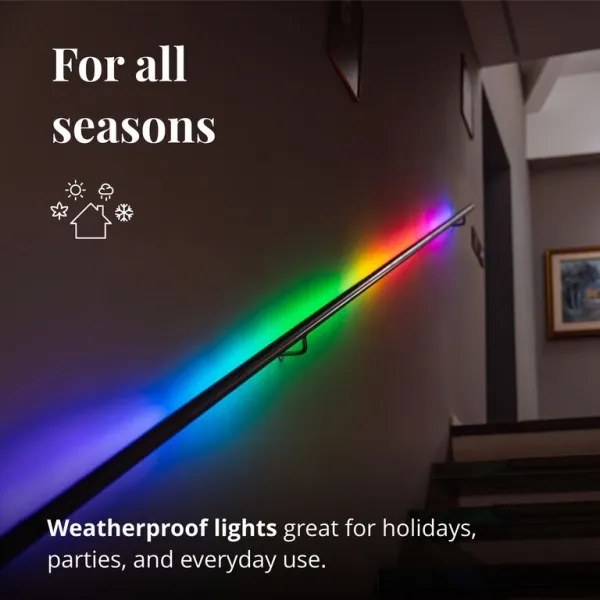 Twinkly TWL100STW-WEU - LED RGB Striscia dimmerabile LINE 100xLED 1,5 m Wi-Fi