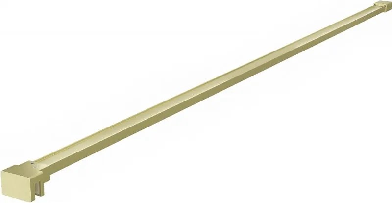 Mexen supporto semplice per parete doccia 6-8 mm, oro spazzolato - 800-01-55