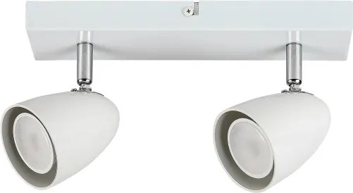 Rabalux 73018 - Faretto PERICO 2xGU10/5W/230V bianco