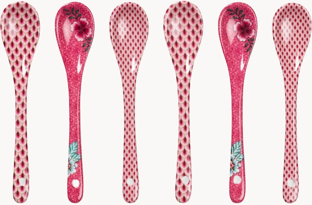 Set di 6 cucchiaini Oriental Flower