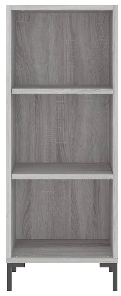 Credenza Grigio Sonoma 34,5x32,5x180 cm in Legno Multistrato