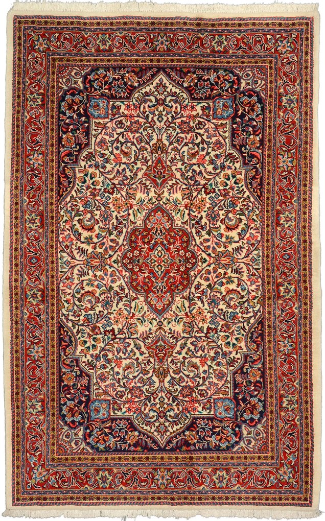 Sarouk Tappeto persiano 220 x 140 Rosa (Iran) Annodato A Mano