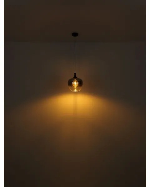 Globo 15548H1 - Lampadario a sospensione con filo MAXY 1xE27/60W/230V nero